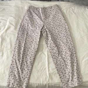 Flower Patterned Pants